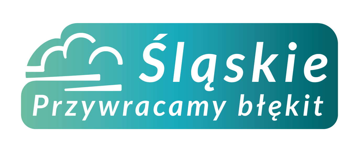Logotyp projektu Śląskie. Przywracamy błękit.