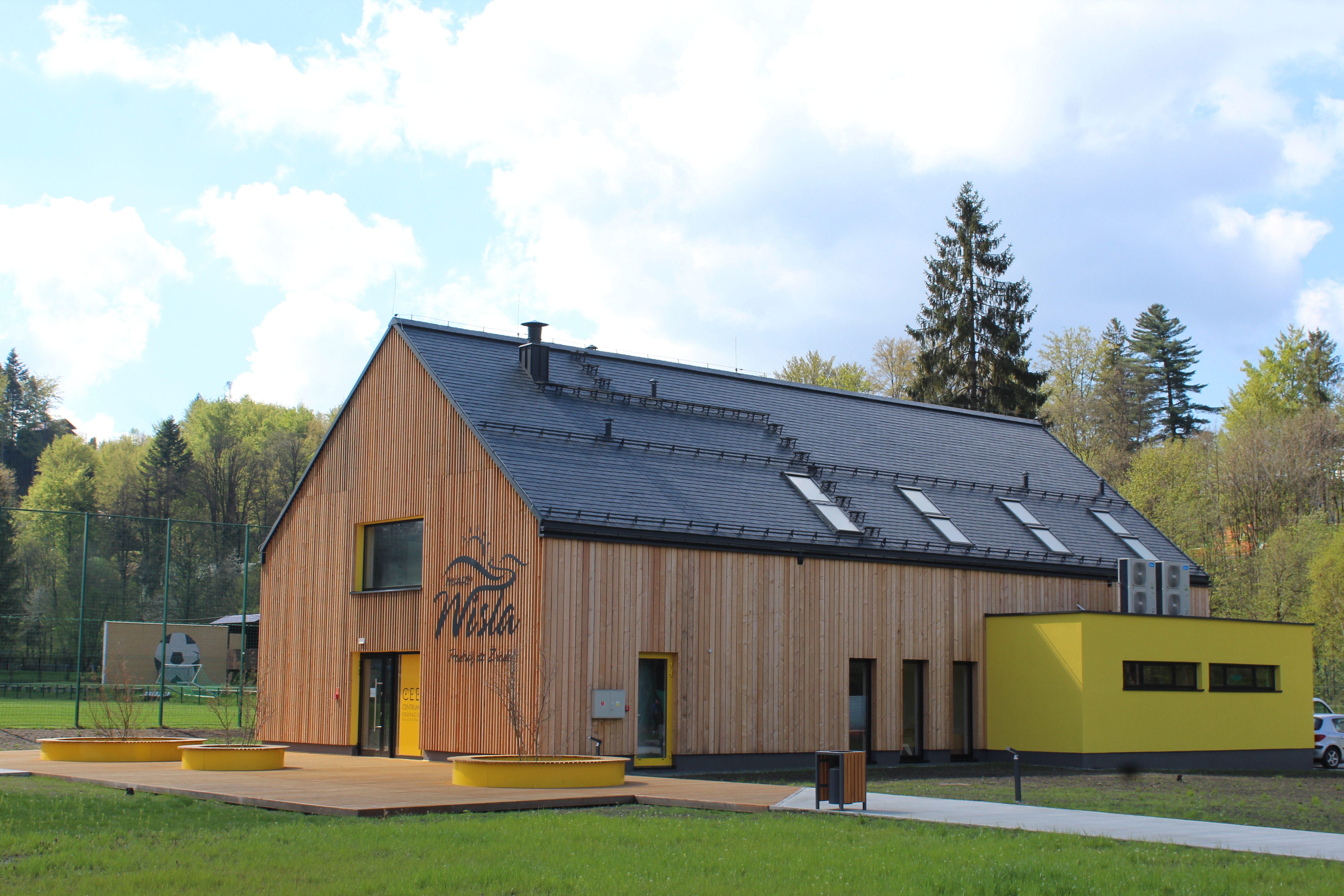 Budynek Centrum Edukacji Ekologicznej w Wiśle