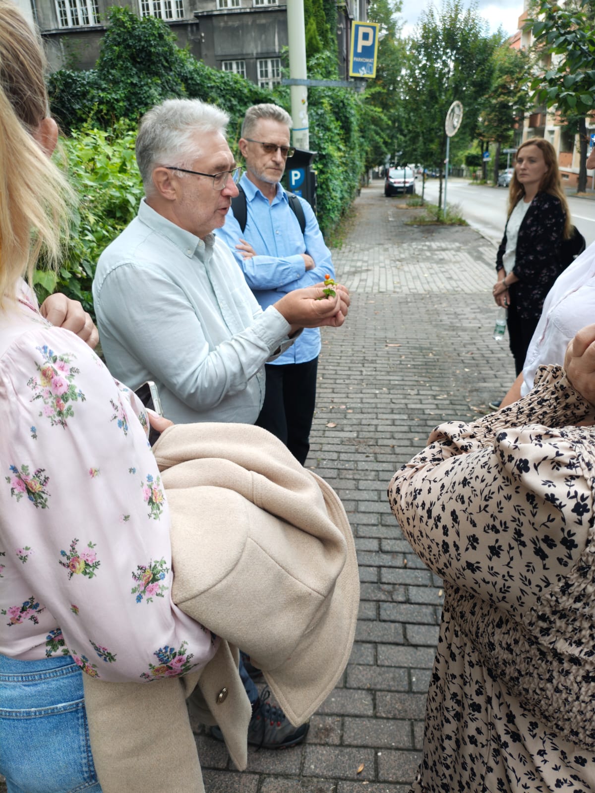 Zdjęcie z warsztatów - cześć praktyczna w terenie II
